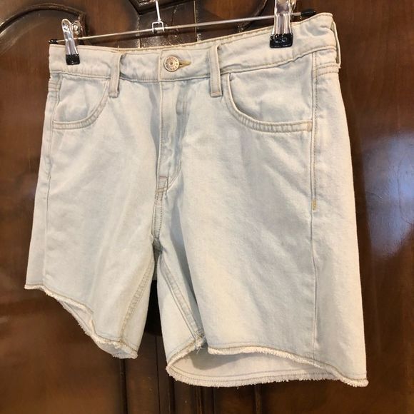 &Denim Light Blue Denim Shorts - Picture 6 of 8